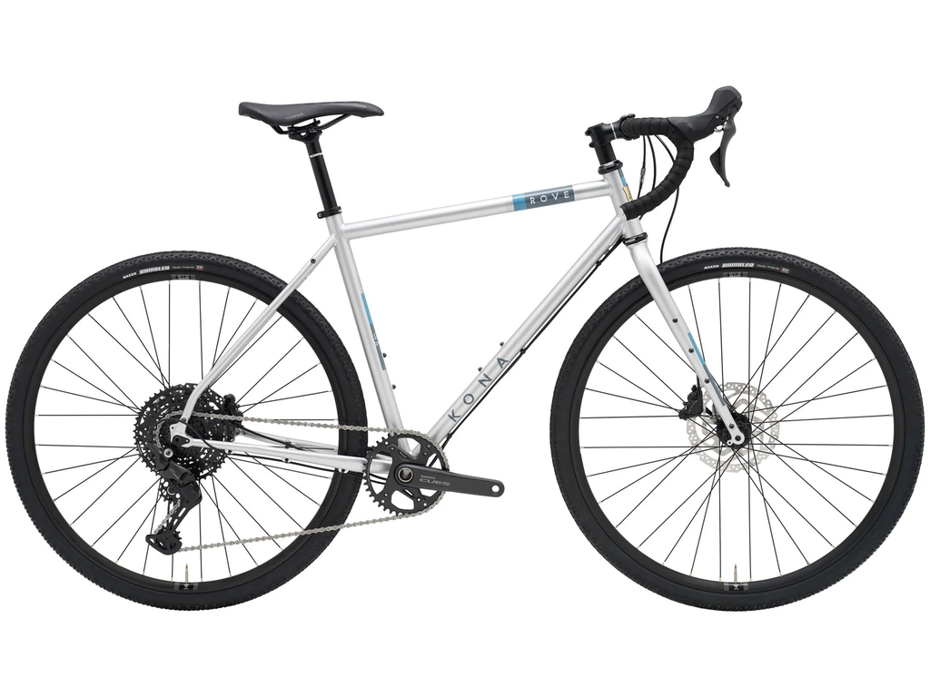 White bicycle with black components on a white background