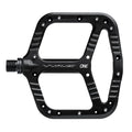 A black metal bicycle pedal with a spoked drop-through design, featuring the 'WAVE ONE' branding in white on the center, set against a plain white background.