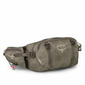 Green Osprey waistpack on a white background