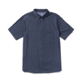 Blue checkered shirt on a white background