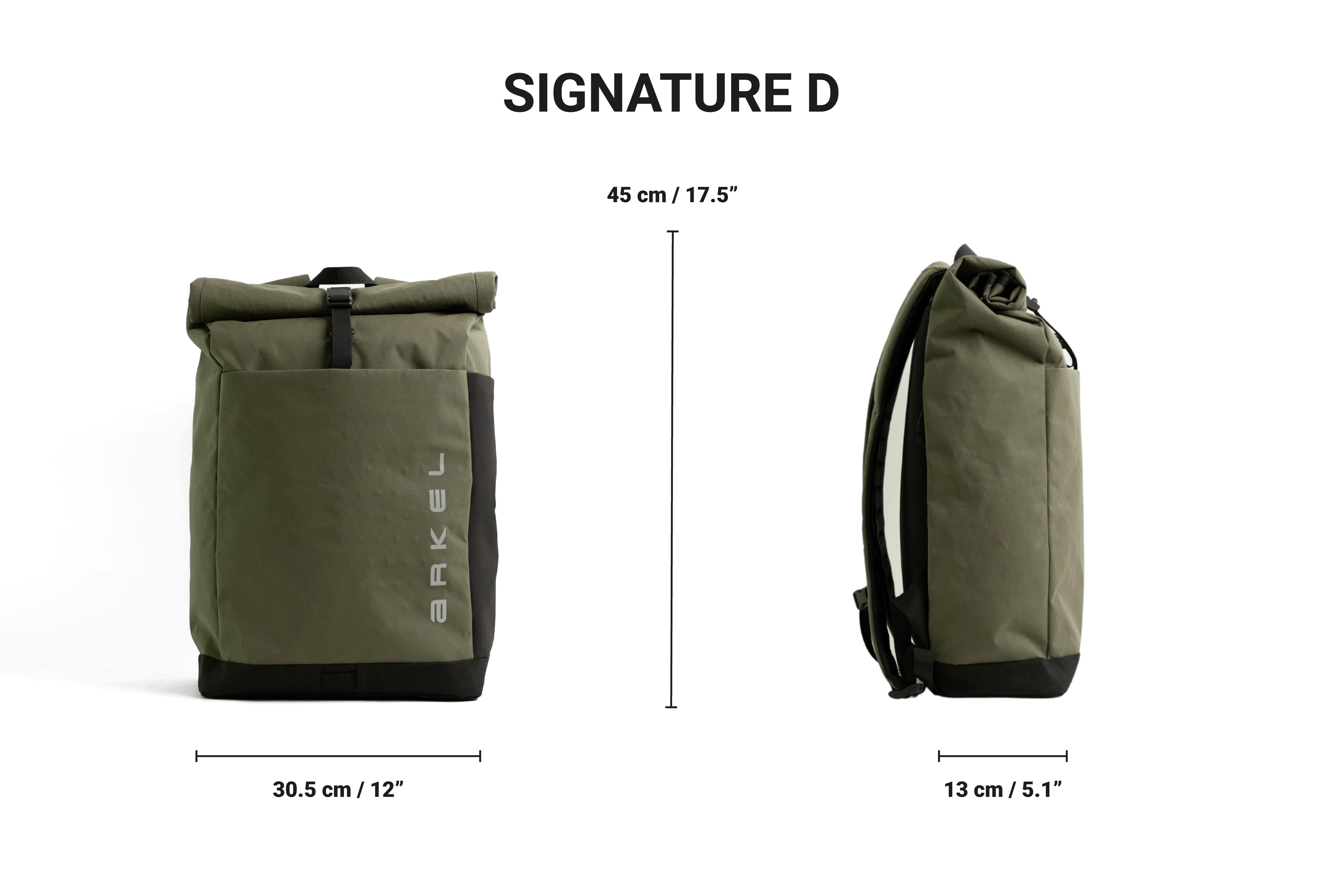 Sac à dos étanche pour trajets quotidiens Signature D