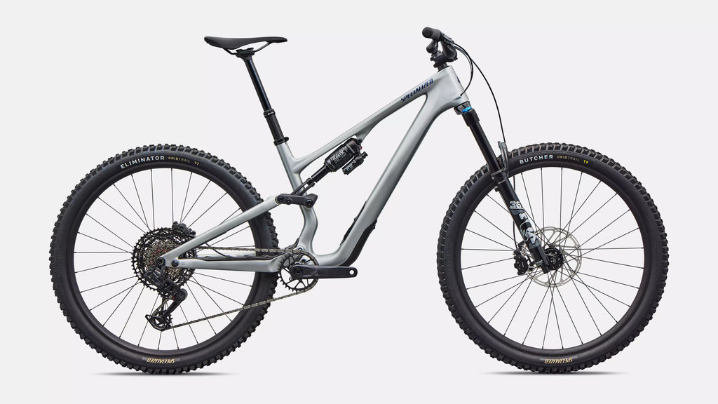 Mountain bike on a white background