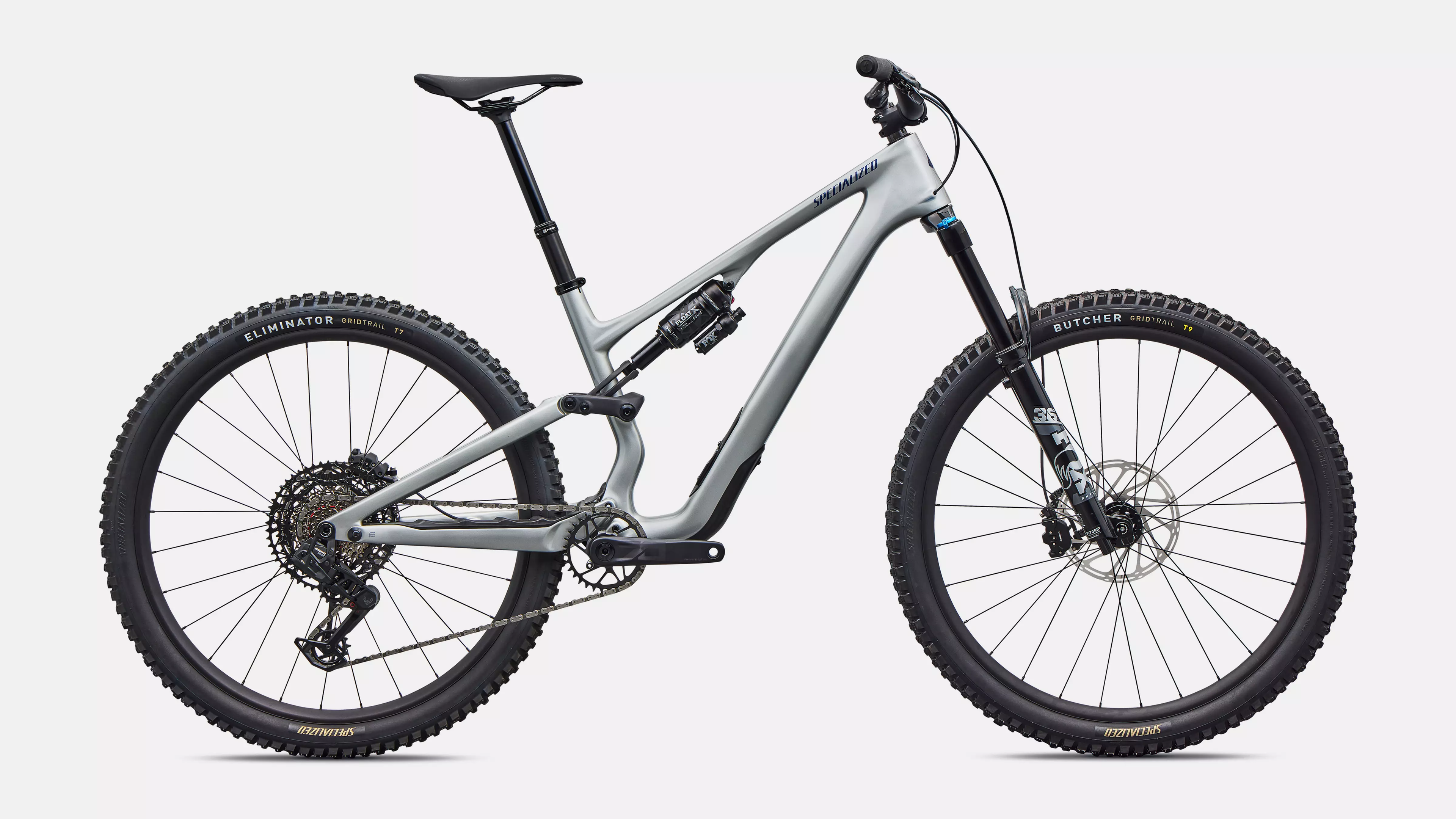 Mountain bike on a white background