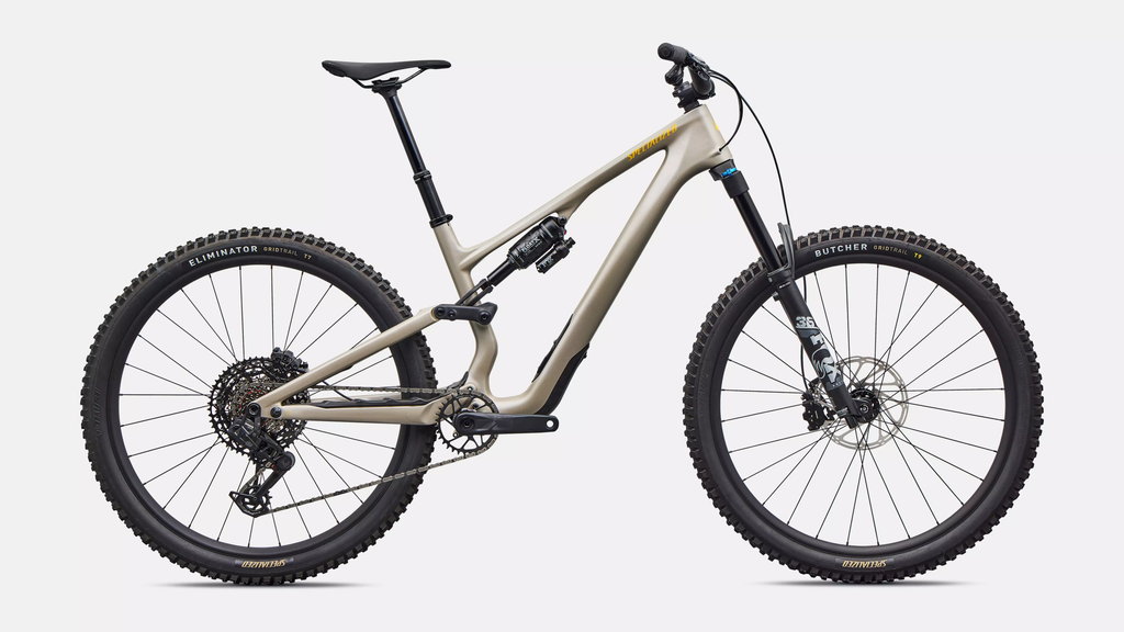 Mountain bike on a white background