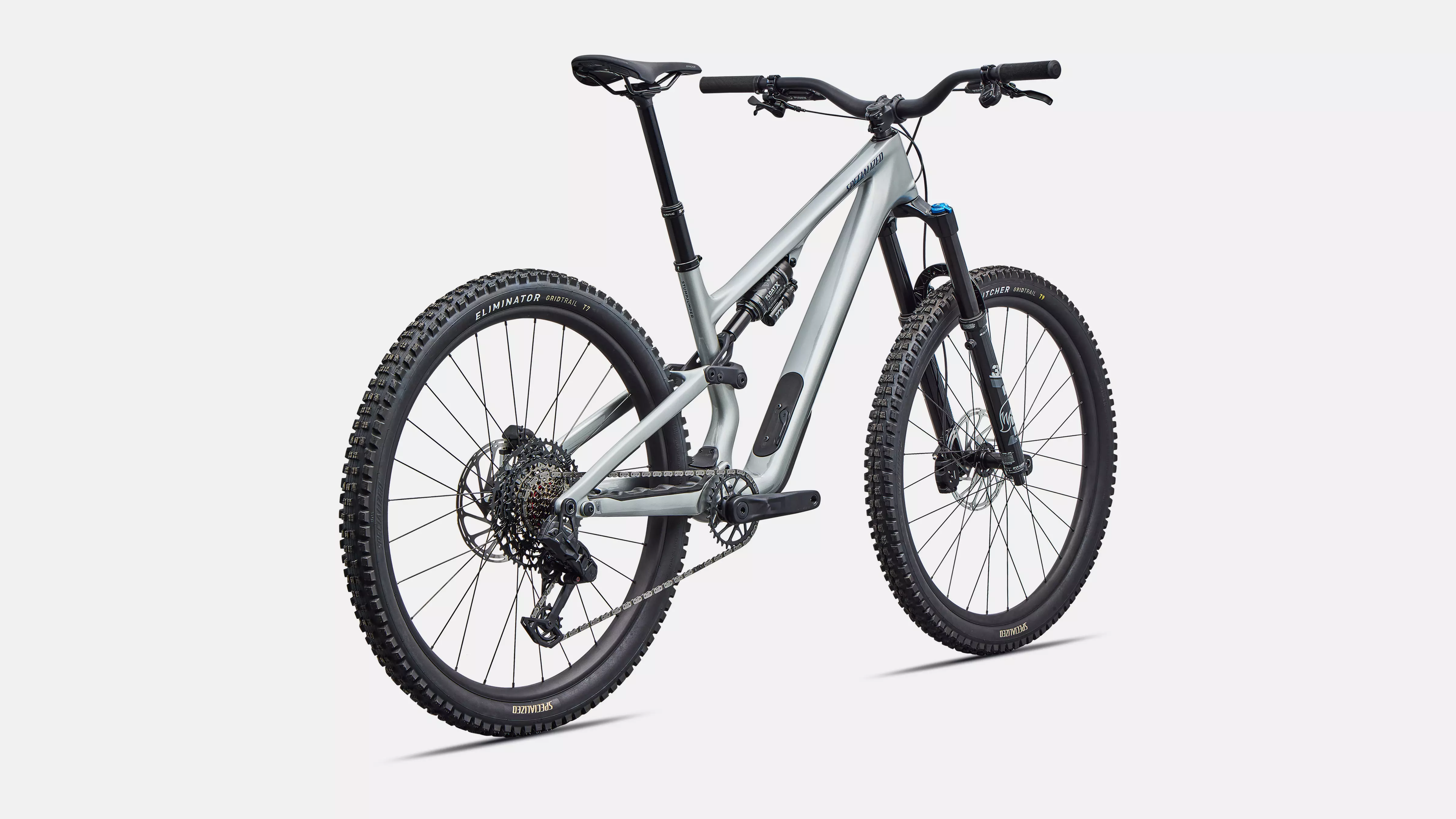 Mountain bike on a white background