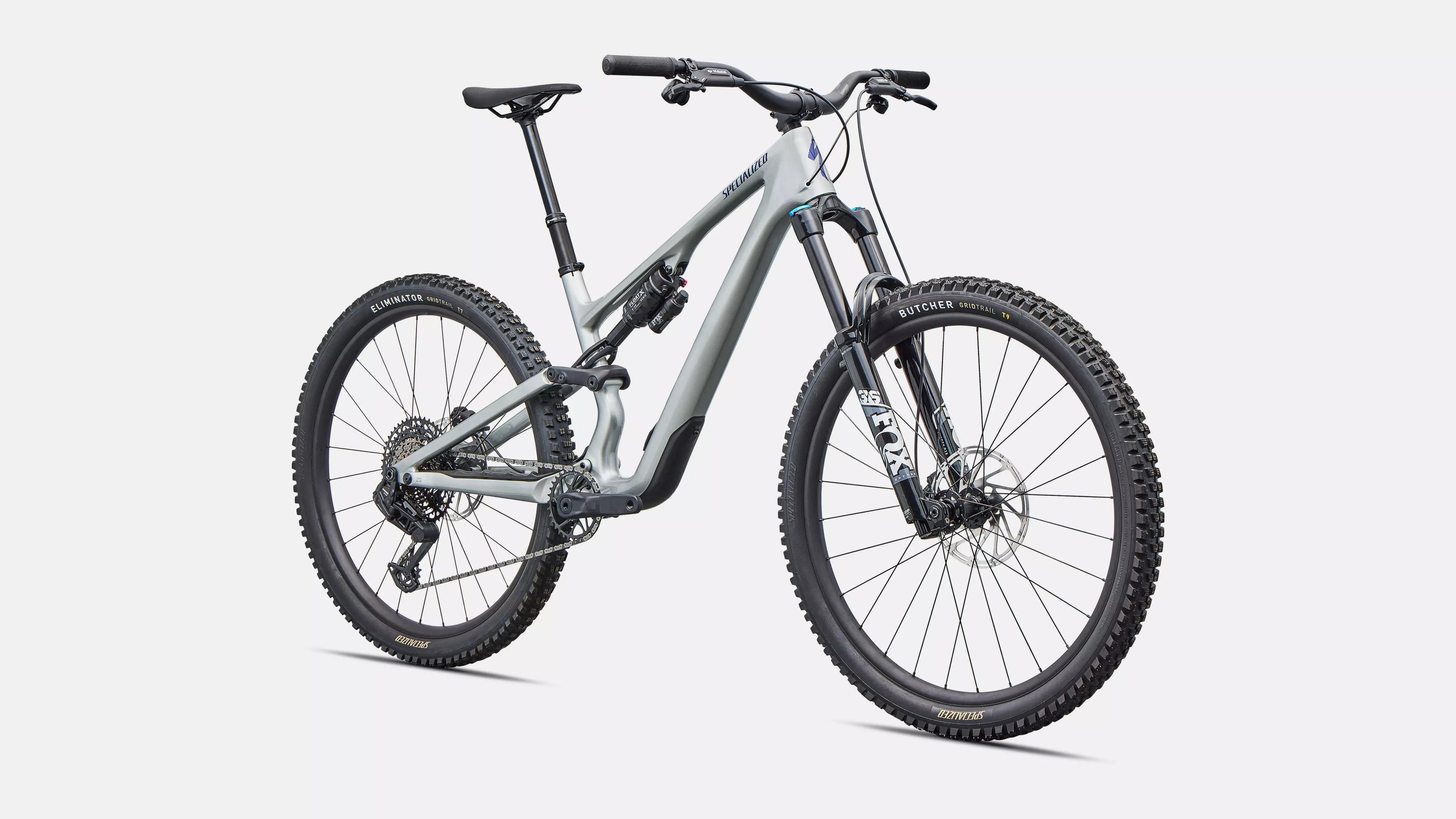 Mountain bike on a light gray background