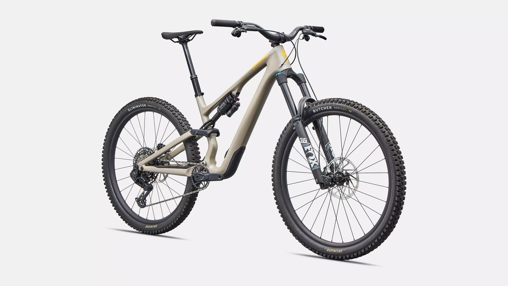 Mountain bike on a white background