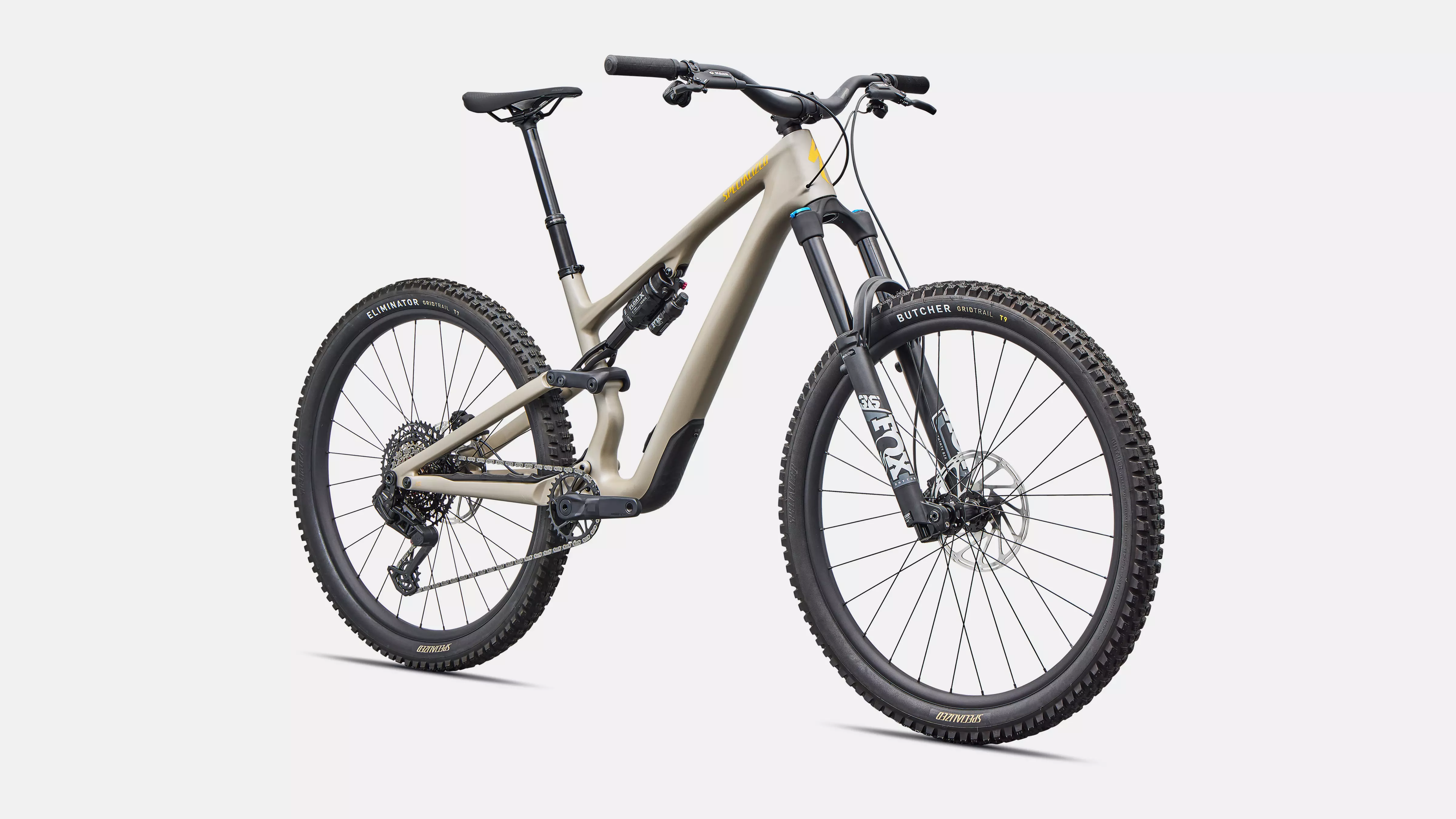 Mountain bike on a white background