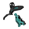 Motive brake components on a white background
