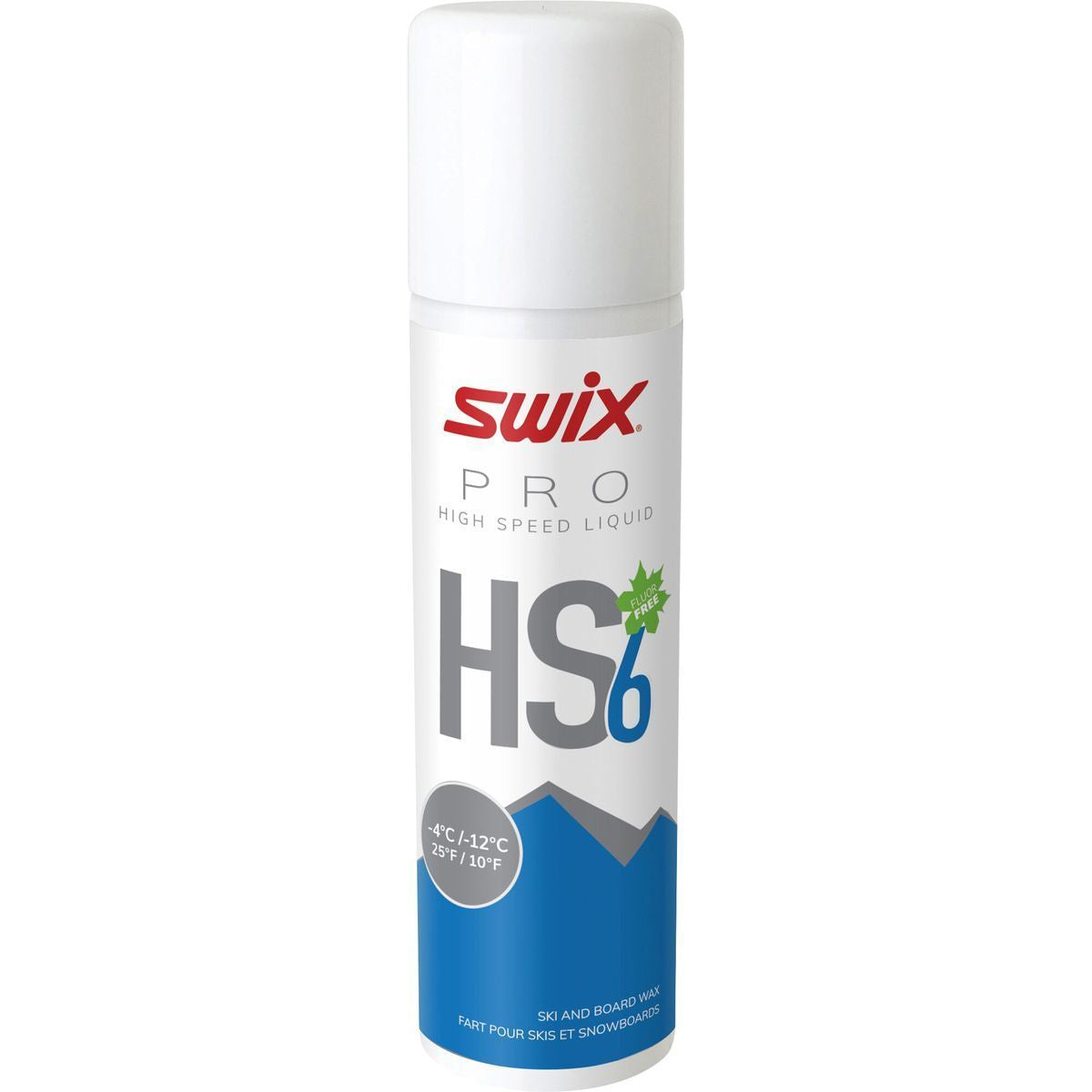 Swix Pro HS6 high speed liquid can on a white background