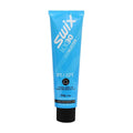 Blue tube of Swix ice klister on a white background