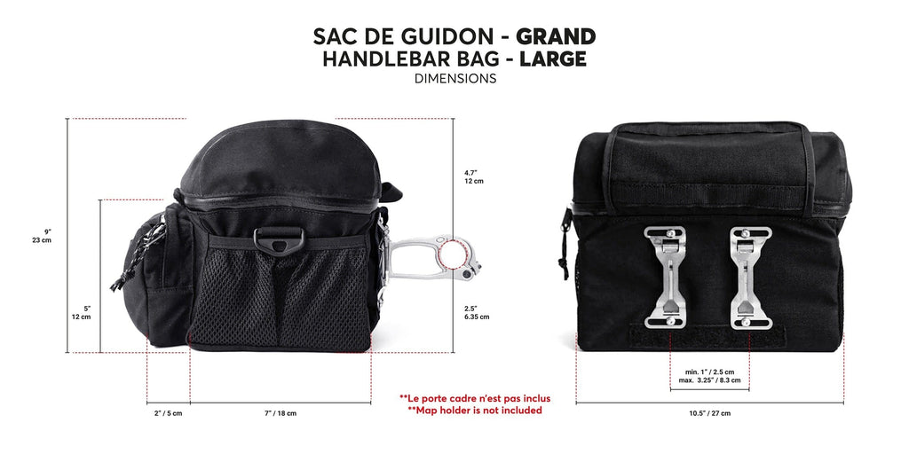Sacoche de guidon classique