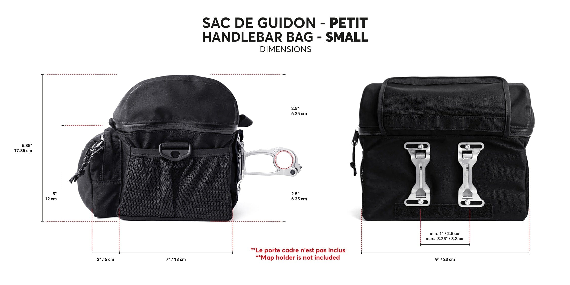 Sacoche de guidon classique