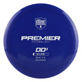 Blue disc with Discmania branding and text on a white background