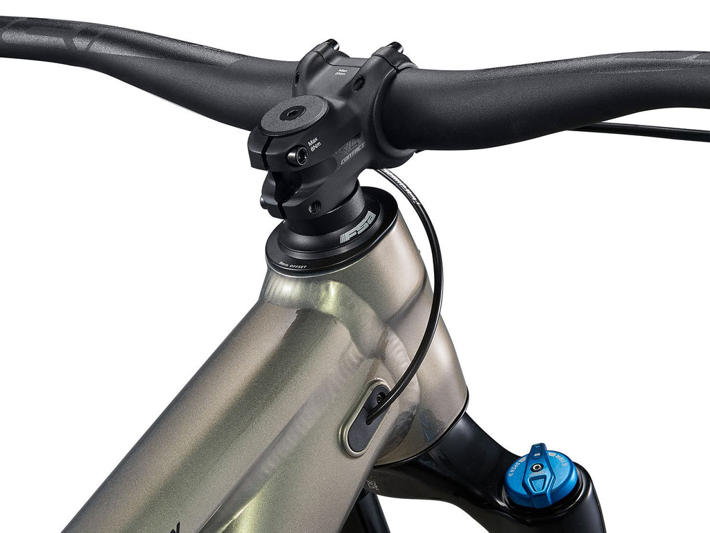 Close-up of a bicycle handlebar with a white background