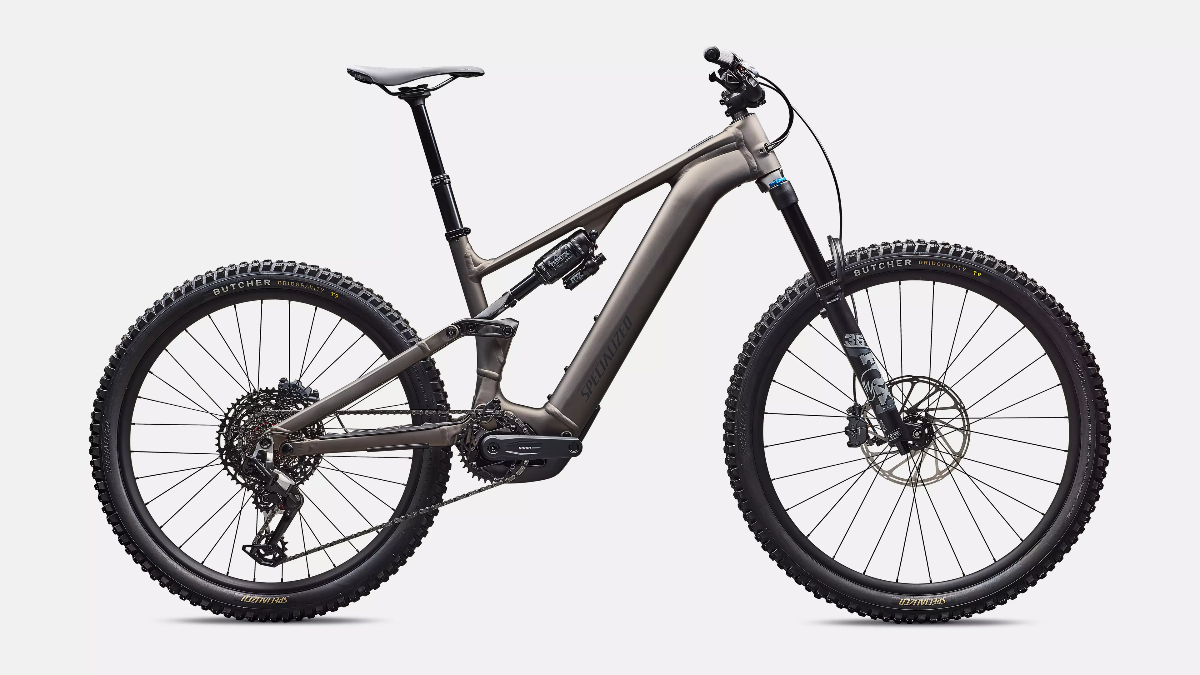 Electric bicycle on a white background