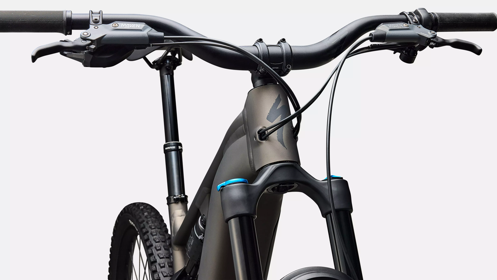 Close-up of a bicycle with a blurred background