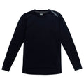 Black long-sleeve shirt on a white background
